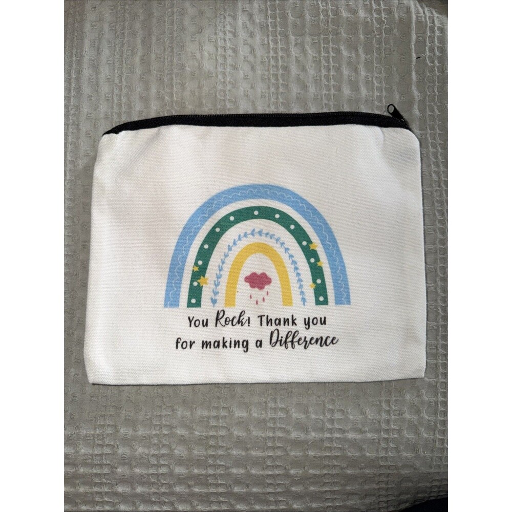 You Rock Thanks For Making A Difference Pouch Bag